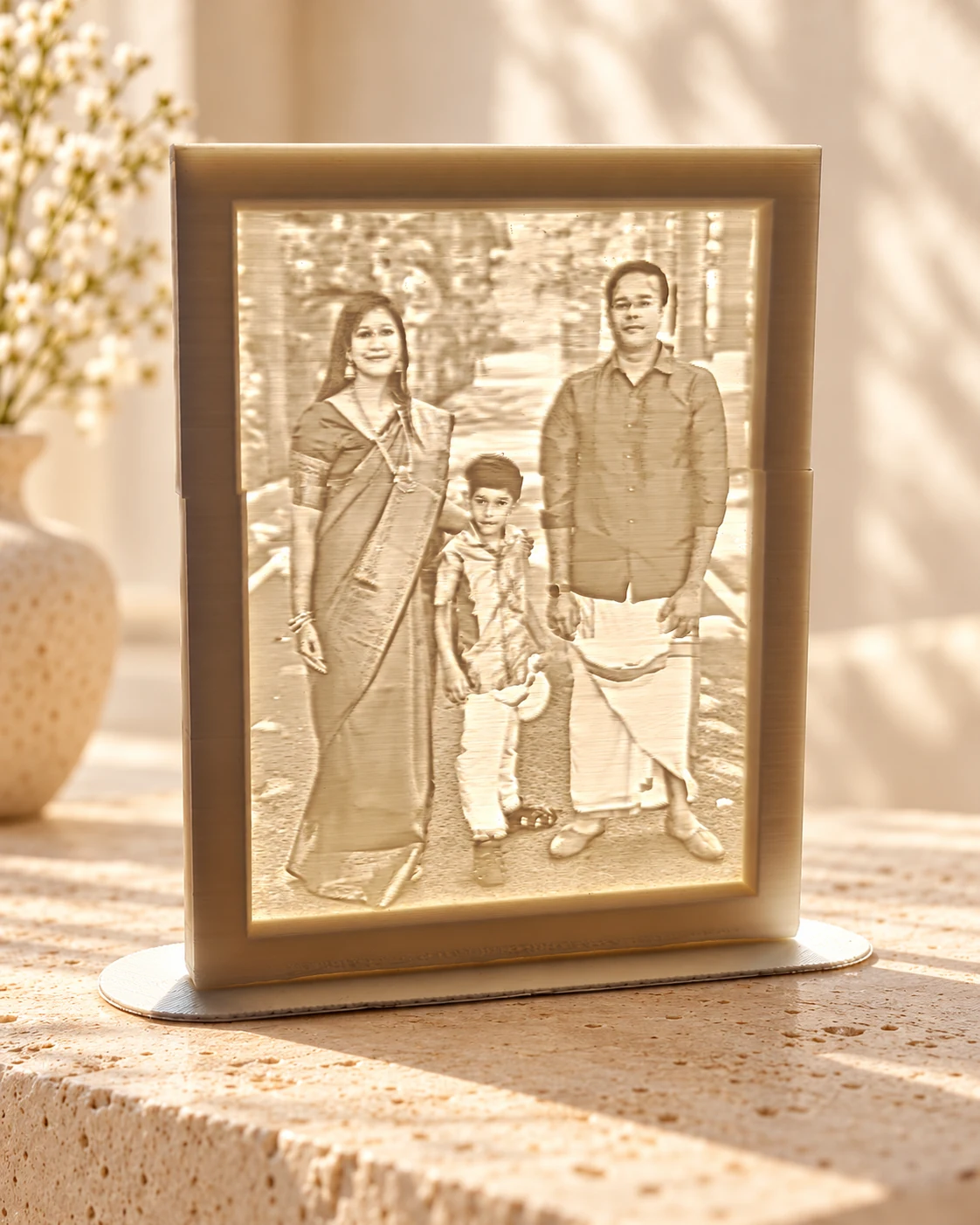 LumiFrame, styled scene